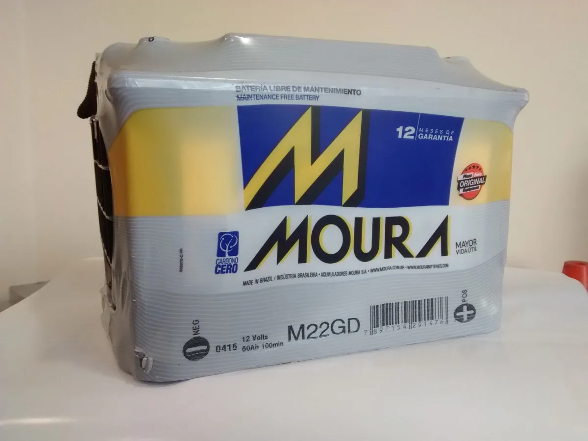 Batería Moura M22GD 60Ah libre mantenimiento